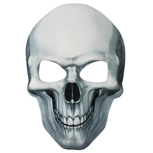 LIbgiubhy Totenkopfgesicht, Halloween-Skelettgesicht, Vollgesicht, Halloween-Kostüm, Zubehör für Männer und Frauen, Halloween, Cosplay LIbgiubhy Totenkopfgesicht, Halloween-Skelettgesicht, Vollgesicht, Halloween-Kostüm, Zubehör für Männer und Frauen, Halloween, Cosplay von LIbgiubhy
