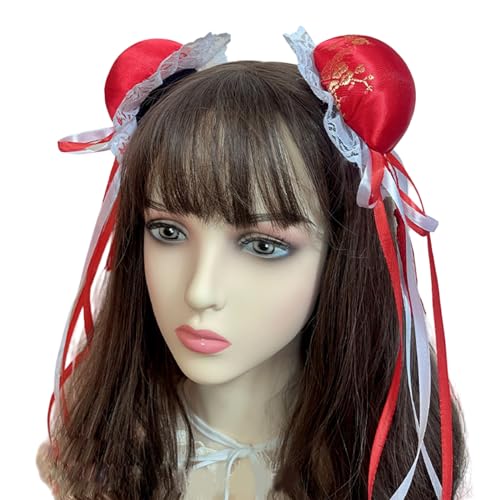 RibbonBows Haarspange für Damen, Haarknoten, modische Schleife, Haarklammer, Cosplay, Kostüm, Kopfschmuck, Rollenspiel, Haarknoten-Clip von LIbgiubhy