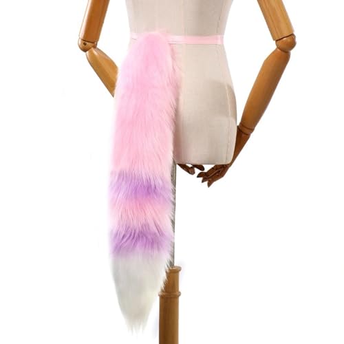 Uni-Füchs-Kostüm, Katzenschwanz, Animes, Cosplays, Requisiten, Halloween, Weihnachten, Party, Kostüm, lange Füchse, Schwanz, Spielzeug für Erwachsene und Kinder von LIbgiubhy
