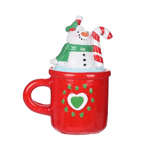 Weihnachten Cartoon Santa Schneemann In Tasse Harz Figur Kuchen Ornament Festival Tisch Dekore Für Urlaub Partys Weihnachten Cartoon Santa Schneemann In Tasse Harz Figur Kuchen Ornament Festival Tisch Dekore Für Urlaub Partys von LIbgiubhy
