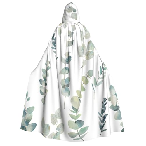 Halloween-Kapuzenumhang mit Eukalyptusblättern, bequem, für Cosplay, Partys, Spukhäuser Halloween-Kapuzenumhang mit Eukalyptusblättern, bequem, für Cosplay, Partys, Spukhäuser von LJABCVNN