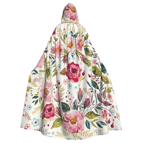 Kapuzenumhang mit Blumenblatt-Aufdruck, Unisex, Erwachsene, Halloween, Cosplay, Partys, Bühne, Kostümbälle Kapuzenumhang mit Blumenblatt-Aufdruck, Unisex, Erwachsene, Halloween, Cosplay, Partys, Bühne, Kostümbälle von LJABCVNN