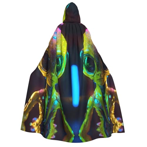 LJABCVNN Alien Planet Print Adult Halloween Hooded Cloak, Comfortable For Cosplay/Parties/Haunted Houses LJABCVNN Alien Planet Print Adult Halloween Hooded Cloak, Comfortable For Cosplay/Parties/Haunted Houses von LJABCVNN