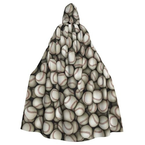 LJABCVNN Baseball-Druck, Unisex, Erwachsene, Halloween, Kapuzenumhang für Cosplay/Partys/Bühne/Kostümbälle LJABCVNN Baseball-Druck, Unisex, Erwachsene, Halloween, Kapuzenumhang für Cosplay/Partys/Bühne/Kostümbälle von LJABCVNN