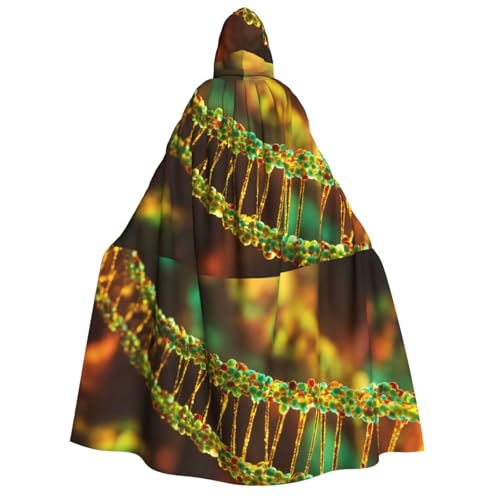 LJABCVNN DNA-Kette, Fotodruck für Erwachsene, Halloween, Kapuzenumhang, bequem für Cosplay/Partys/Spukhäuser LJABCVNN DNA-Kette, Fotodruck für Erwachsene, Halloween, Kapuzenumhang, bequem für Cosplay/Partys/Spukhäuser von LJABCVNN