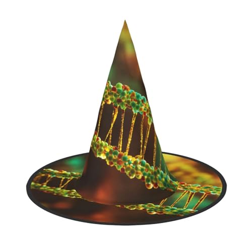 LJABCVNN DNA Kette Fotodruck Halloween Hexenhut für Halloween Party Karneval Ein Muss Kostüm Zubehör LJABCVNN DNA Kette Fotodruck Halloween Hexenhut für Halloween Party Karneval Ein Muss Kostüm Zubehör von LJABCVNN