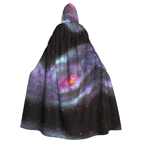LJABCVNN Farbenfroher Galaxie-Druck, Unisex, Erwachsene, Halloween, Kapuzenumhang für Cosplay/Partys/Bühne/Kostümbälle LJABCVNN Farbenfroher Galaxie-Druck, Unisex, Erwachsene, Halloween, Kapuzenumhang für Cosplay/Partys/Bühne/Kostümbälle von LJABCVNN