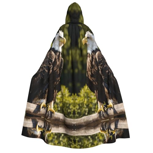 LJABCVNN Fliegender Adler Druck Erwachsene Halloween Kapuzenumhang bequem für Cosplay/Partys/Spukhäuser LJABCVNN Fliegender Adler Druck Erwachsene Halloween Kapuzenumhang bequem für Cosplay/Partys/Spukhäuser von LJABCVNN