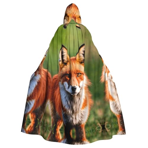 LJABCVNN Fox Print Unisex Erwachsene Halloween Kapuzenumhang für Cosplay/Party/Bühne/Kostümbälle LJABCVNN Fox Print Unisex Erwachsene Halloween Kapuzenumhang für Cosplay/Party/Bühne/Kostümbälle von LJABCVNN