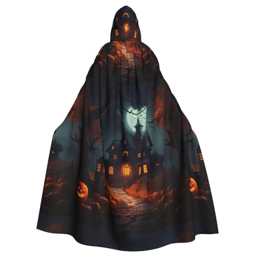 LJABCVNN Gruseliger Halloween-Druck, Unisex, Erwachsene, Halloween-Kapuzenumhang für Cosplay/Partys/Bühne/Kostümbälle LJABCVNN Gruseliger Halloween-Druck, Unisex, Erwachsene, Halloween-Kapuzenumhang für Cosplay/Partys/Bühne/Kostümbälle von LJABCVNN