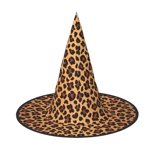 LJABCVNN Halloween-Hexenhut mit Leopardenmuster, für Halloween-Party, Karneval, ein Muss für Kostüm-Accessoires LJABCVNN Halloween-Hexenhut mit Leopardenmuster, für Halloween-Party, Karneval, ein Muss für Kostüm-Accessoires von LJABCVNN