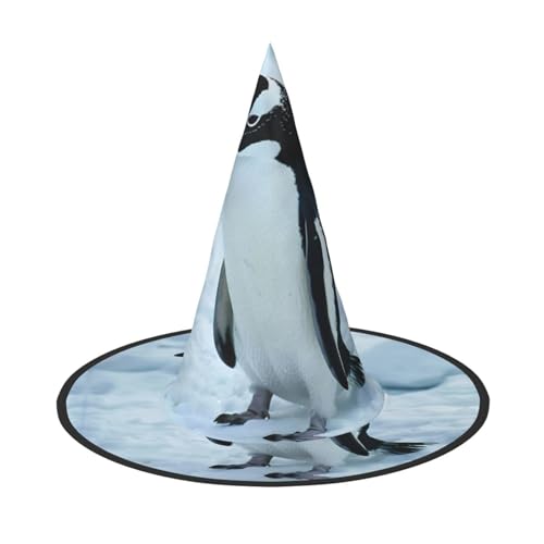 LJABCVNN Halloween-Hexenhut mit Pinguin-Druck, für Halloween-Party, Karneval, ein Muss für Kostümzubehör LJABCVNN Halloween-Hexenhut mit Pinguin-Druck, für Halloween-Party, Karneval, ein Muss für Kostümzubehör von LJABCVNN