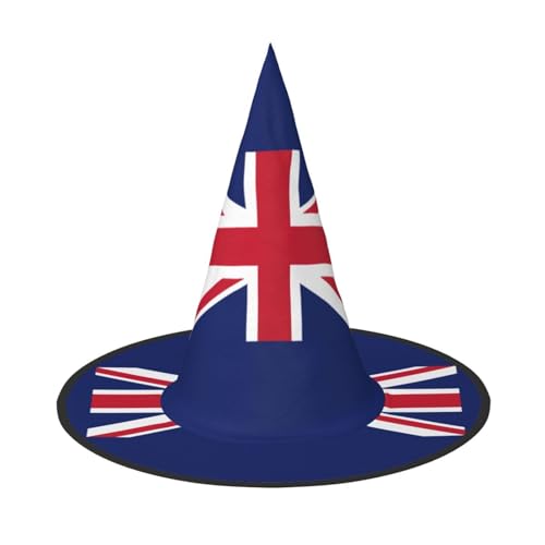 LJABCVNN Halloween-Hexenhut mit britischer Flagge, für Halloween-Party, Karneval, ein Muss für Kostüm-Accessoires LJABCVNN Halloween-Hexenhut mit britischer Flagge, für Halloween-Party, Karneval, ein Muss für Kostüm-Accessoires von LJABCVNN