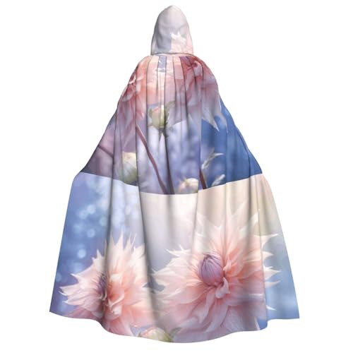 LJABCVNN Halloween-Kapuzenumhang mit 3 bunten Blumen, 1 Druck, für Erwachsene, bequem für Cosplay/Partys/Spukhäuser LJABCVNN Halloween-Kapuzenumhang mit 3 bunten Blumen, 1 Druck, für Erwachsene, bequem für Cosplay/Partys/Spukhäuser von LJABCVNN