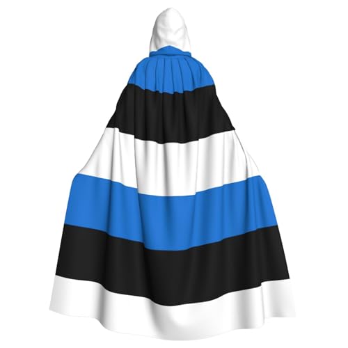 LJABCVNN Halloween-Kapuzenumhang mit Estland-Flagge, Unisex, für Erwachsene, Cosplay, Partys, Bühne, Kostümbälle LJABCVNN Halloween-Kapuzenumhang mit Estland-Flagge, Unisex, für Erwachsene, Cosplay, Partys, Bühne, Kostümbälle von LJABCVNN