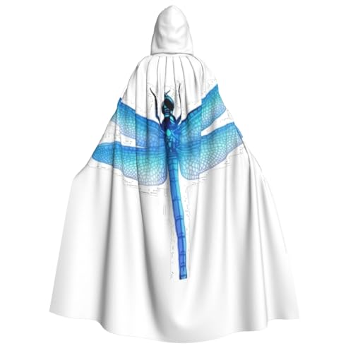 LJABCVNN Halloween-Kapuzenumhang mit Libellen-Druck, für Erwachsene, bequem für Cosplay/Partys/Spukhäuser LJABCVNN Halloween-Kapuzenumhang mit Libellen-Druck, für Erwachsene, bequem für Cosplay/Partys/Spukhäuser von LJABCVNN