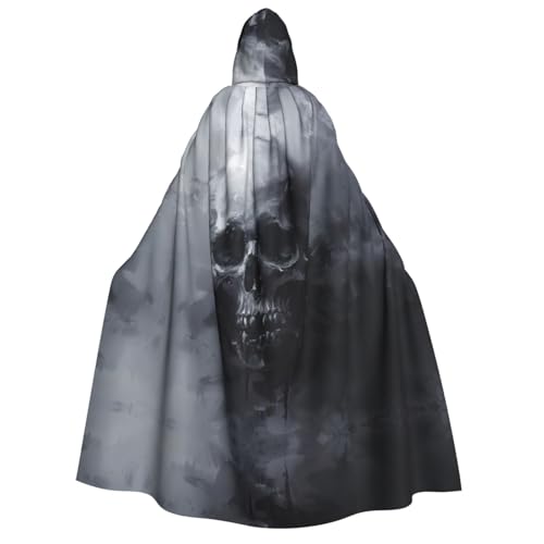 LJABCVNN Horror Ghost Skull Print Adult Halloween Hooded Cloak, Comfortable For Cosplay/Parties/Haunted Houses LJABCVNN Horror Ghost Skull Print Adult Halloween Hooded Cloak, Comfortable For Cosplay/Parties/Haunted Houses von LJABCVNN