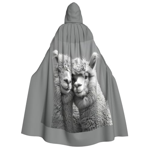 LJABCVNN I Love Alpacas Print Erwachsene Halloween Kapuzenumhang Bequem für Cosplay/Partys/Spukhäuser LJABCVNN I Love Alpacas Print Erwachsene Halloween Kapuzenumhang Bequem für Cosplay/Partys/Spukhäuser von LJABCVNN
