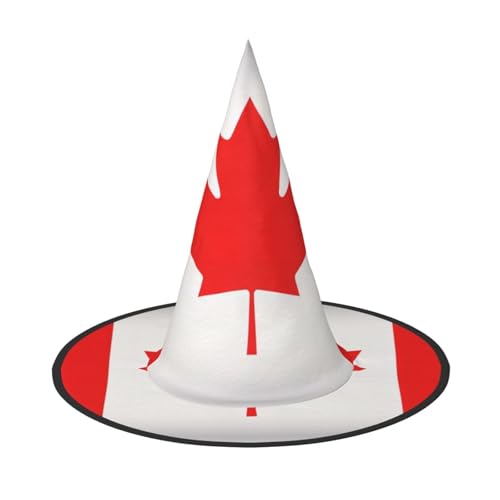 LJABCVNN Kanadische Flagge Druck Halloween Hexenhut für Halloween Party Karneval ein Muss Kostüm Zubehör LJABCVNN Kanadische Flagge Druck Halloween Hexenhut für Halloween Party Karneval ein Muss Kostüm Zubehör von LJABCVNN
