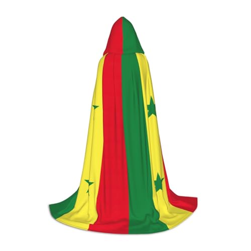 LJABCVNN Kapuzenumhänge mit Flagge des Senegals, verschönern Sie Ihren festlichen Look für Halloween und Cosplay LJABCVNN Kapuzenumhänge mit Flagge des Senegals, verschönern Sie Ihren festlichen Look für Halloween und Cosplay von LJABCVNN