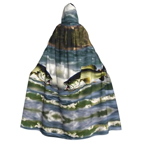 LJABCVNN Kapuzenumhang mit Bass-Angel-Wellen-Druck, Unisex, Erwachsene, Halloween, Cosplay, Partys, Bühne, Kostümbälle LJABCVNN Kapuzenumhang mit Bass-Angel-Wellen-Druck, Unisex, Erwachsene, Halloween, Cosplay, Partys, Bühne, Kostümbälle von LJABCVNN