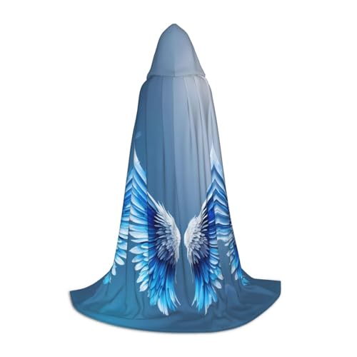 LJABCVNN Kapuzenumhang mit Engelsflügel-Aufdruck, erhöhen Sie Ihren festlichen Look für Halloween und Cosplay LJABCVNN Kapuzenumhang mit Engelsflügel-Aufdruck, erhöhen Sie Ihren festlichen Look für Halloween und Cosplay von LJABCVNN