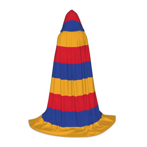 LJABCVNN Kapuzenumhang mit Flagge von Armenien, für Teenager, verschönern Sie Ihren festlichen Look für Halloween und Cosplay LJABCVNN Kapuzenumhang mit Flagge von Armenien, für Teenager, verschönern Sie Ihren festlichen Look für Halloween und Cosplay von LJABCVNN