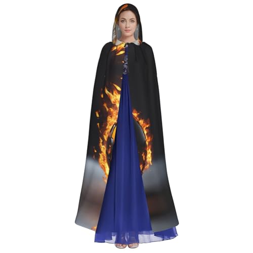 LJABCVNN Kapuzenumhang mit Fußball-Aufdruck, Unisex, Erwachsene, Halloween, für Cosplay, Partys, Bühne, Kostümbälle LJABCVNN Kapuzenumhang mit Fußball-Aufdruck, Unisex, Erwachsene, Halloween, für Cosplay, Partys, Bühne, Kostümbälle von LJABCVNN