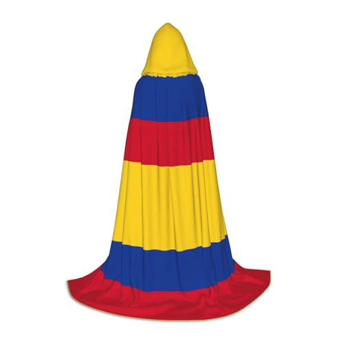 LJABCVNN Kapuzenumhang mit Kolumbien-Flagge für Teenager, verschönern Sie Ihren festlichen Look für Halloween und Cosplay LJABCVNN Kapuzenumhang mit Kolumbien-Flagge für Teenager, verschönern Sie Ihren festlichen Look für Halloween und Cosplay von LJABCVNN
