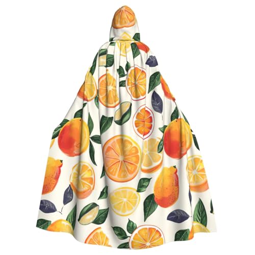 LJABCVNN Kapuzenumhang mit Zitrusfrüchten, Unisex, Erwachsene, Halloween, für Cosplay, Partys, Bühne, Kostümbälle LJABCVNN Kapuzenumhang mit Zitrusfrüchten, Unisex, Erwachsene, Halloween, für Cosplay, Partys, Bühne, Kostümbälle von LJABCVNN