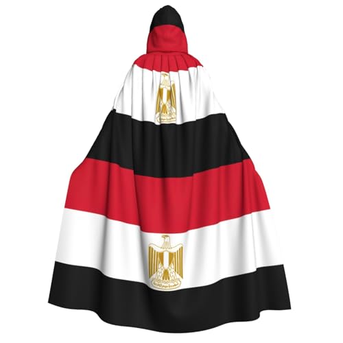 LJABCVNN Kapuzenumhang mit ägyptischer Flagge, für Erwachsene, bequem, für Cosplay, Partys, Spukhäuser LJABCVNN Kapuzenumhang mit ägyptischer Flagge, für Erwachsene, bequem, für Cosplay, Partys, Spukhäuser von LJABCVNN