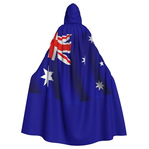 LJABCVNN Kapuzenumhang mit australischer Flagge, Unisex, Erwachsene, Halloween, Cosplay, Partys, Bühne, Kostümbälle LJABCVNN Kapuzenumhang mit australischer Flagge, Unisex, Erwachsene, Halloween, Cosplay, Partys, Bühne, Kostümbälle von LJABCVNN