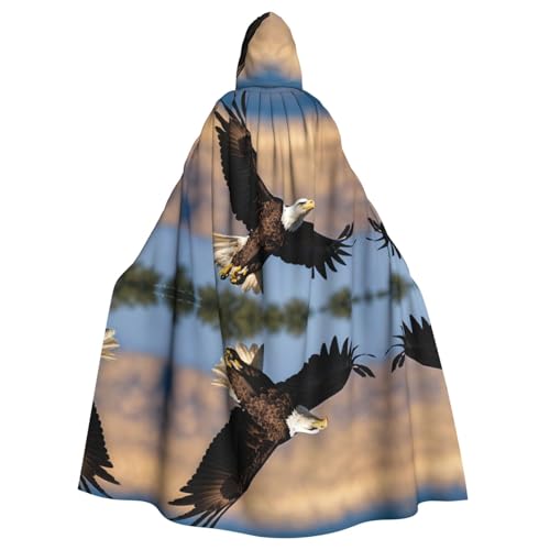 LJABCVNN Kapuzenumhang mit fliegendem Adler, Unisex, Erwachsene, Halloween, Cosplay, Partys, Bühne, Kostümbälle LJABCVNN Kapuzenumhang mit fliegendem Adler, Unisex, Erwachsene, Halloween, Cosplay, Partys, Bühne, Kostümbälle von LJABCVNN