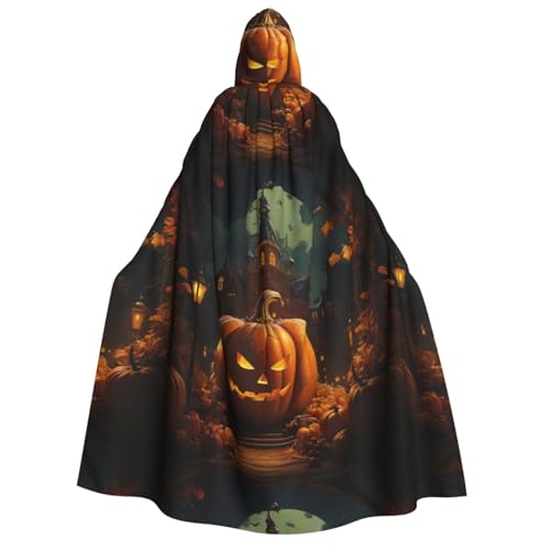 LJABCVNN Kürbis Halloween Druck Erwachsene Halloween Kapuzenumhang Bequem für Cosplay/Partys/Spukhäuser LJABCVNN Kürbis Halloween Druck Erwachsene Halloween Kapuzenumhang Bequem für Cosplay/Partys/Spukhäuser von LJABCVNN