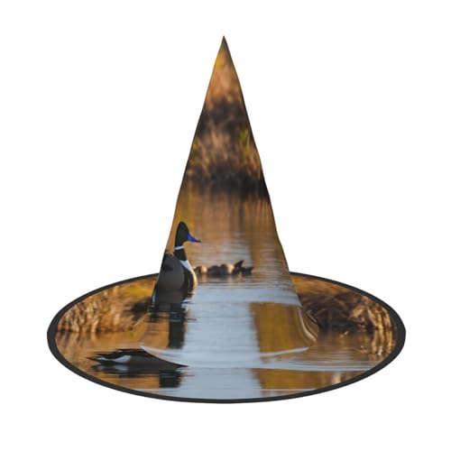 LJABCVNN LOON NATURE Vogeldruck Halloween Hexenhut für Halloween Party Karneval ein Muss Kostüm Zubehör von LJABCVNN
