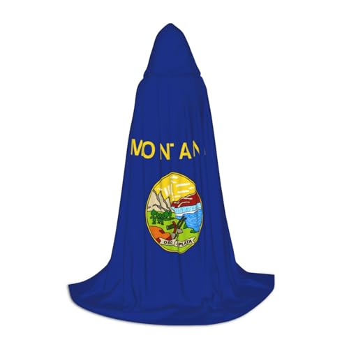 LJABCVNN Montana State Flag Print Teenager Kapuzenumhänge, verschönern Sie Ihren festlichen Look für Halloween und Cosplay LJABCVNN Montana State Flag Print Teenager Kapuzenumhänge, verschönern Sie Ihren festlichen Look für Halloween und Cosplay von LJABCVNN