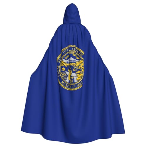 LJABCVNN Nebraska-Flaggen-Druck, Unisex, Erwachsene, Halloween-Kapuzenumhang für Cosplay/Partys/Bühne/Kostümbälle LJABCVNN Nebraska-Flaggen-Druck, Unisex, Erwachsene, Halloween-Kapuzenumhang für Cosplay/Partys/Bühne/Kostümbälle von LJABCVNN