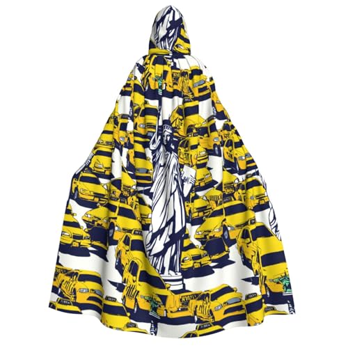LJABCVNN New York City Print Erwachsene Halloween Kapuzenumhang Bequem für Cosplay/Partys/Spukhäuser LJABCVNN New York City Print Erwachsene Halloween Kapuzenumhang Bequem für Cosplay/Partys/Spukhäuser von LJABCVNN