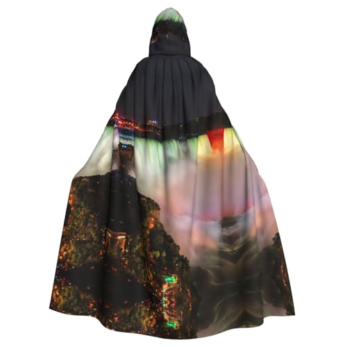 LJABCVNN Niagara Falls Print Unisex Erwachsene Halloween Kapuzenumhang für Cosplay/Party/Bühne/Kostümbälle LJABCVNN Niagara Falls Print Unisex Erwachsene Halloween Kapuzenumhang für Cosplay/Party/Bühne/Kostümbälle von LJABCVNN