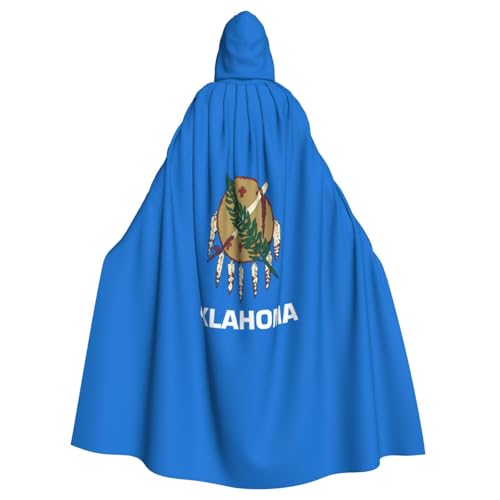 LJABCVNN Oklahoma State Flag Print Unisex Erwachsene Halloween Kapuzenumhang für Cosplay/Party/Bühne/Kostümbälle LJABCVNN Oklahoma State Flag Print Unisex Erwachsene Halloween Kapuzenumhang für Cosplay/Party/Bühne/Kostümbälle von LJABCVNN