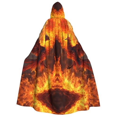 LJABCVNN Phoenix Print Erwachsene Halloween Kapuzenumhang Bequem für Cosplay/Party/Spukhäuser LJABCVNN Phoenix Print Erwachsene Halloween Kapuzenumhang Bequem für Cosplay/Party/Spukhäuser von LJABCVNN