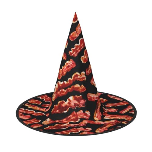 LJABCVNN Speckmuster Druck Halloween Hexenhut für Halloween Party Karneval ein Muss Kostüm Zubehör LJABCVNN Speckmuster Druck Halloween Hexenhut für Halloween Party Karneval ein Muss Kostüm Zubehör von LJABCVNN
