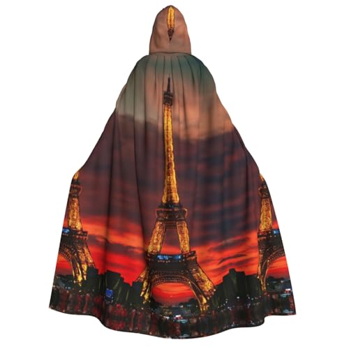 LJABCVNN Tower Paris Print Erwachsene Halloween Kapuzenumhang Bequem für Cosplay/Partys/Spukhäuser LJABCVNN Tower Paris Print Erwachsene Halloween Kapuzenumhang Bequem für Cosplay/Partys/Spukhäuser von LJABCVNN