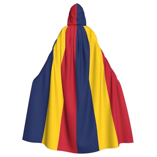 LJABCVNN Umhang mit Kapuze für Cosplay, Partys, Bühne, Kostümbälle, Unisex, Erwachsene, Motiv: Flagge des Tschads, Halloween LJABCVNN Umhang mit Kapuze für Cosplay, Partys, Bühne, Kostümbälle, Unisex, Erwachsene, Motiv: Flagge des Tschads, Halloween von LJABCVNN