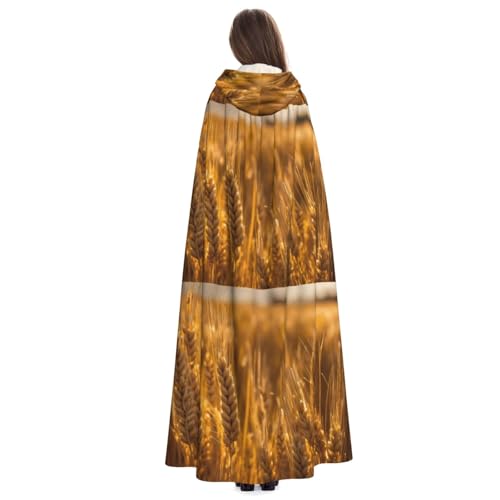 LJABCVNN Weizenfelddruck, Unisex, Erwachsene, Halloween, Kapuzenumhang für Cosplay/Party/Bühne/Kostümbälle LJABCVNN Weizenfelddruck, Unisex, Erwachsene, Halloween, Kapuzenumhang für Cosplay/Party/Bühne/Kostümbälle von LJABCVNN