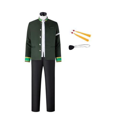 LJFIWY Anime Windbreaker, Cosplay-Kostüm, Haruka Suo Hayato, Outfits, Hemdjacke, Hose für Erwachsene, Halloween, Kostümparty, Uniform (Suo Hayato Kostüm, M) von LJFIWY