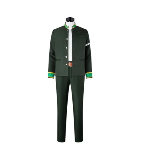 LJFIWY Haruka Suo Hayato Anime Windbreaker, Cosplay-Kostüm, Hemdjacke, Hose für Erwachsene, Halloween, Fasching, Party-Uniform (Nirei Akihiko Kostüm, L) von LJFIWY