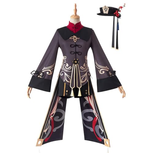 LJFIWY Hu Tao Cosplay-Kostüm, Kaeya, Cosplay-Outfit, Spielfiguren-Kostüm, Halloween, Comic-Con-Party, Verkleidung Uniform, Hu-Tao-Kostüm, Größe XL LJFIWY Hu Tao Cosplay-Kostüm, Kaeya, Cosplay-Outfit, Spielfiguren-Kostüm, Halloween, Comic-Con-Party, Verkleidung Uniform, Hu-Tao-Kostüm, Größe XL von LJFIWY