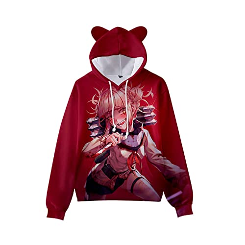 LJFIWY My Hero Academia Anime Hoodies Friends Bedruckter Pullover Sweatshirt für Damen und Herren Jungen Mädchen XXS-4XL (Typ 1, M) von LJFIWY