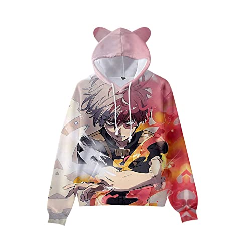 LJFIWY My Hero Academia Anime Hoodies Friends Bedruckter Pullover Sweatshirt für Damen und Herren Jungen Mädchen XXS-4XL (Typ 2, L) von LJFIWY